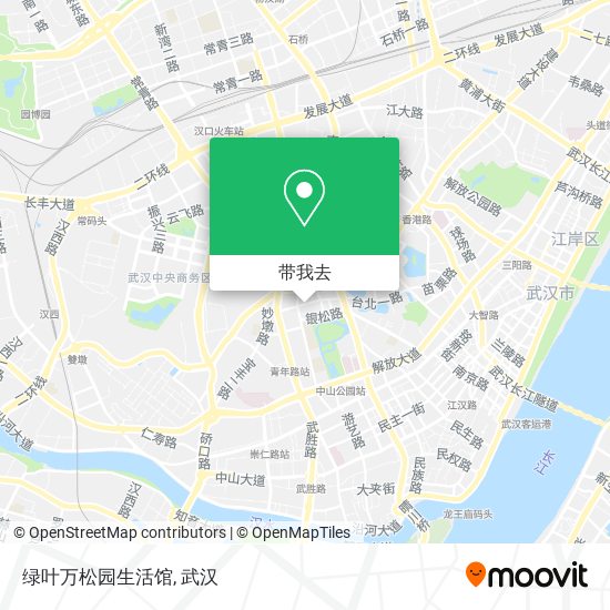 绿叶万松园生活馆地图