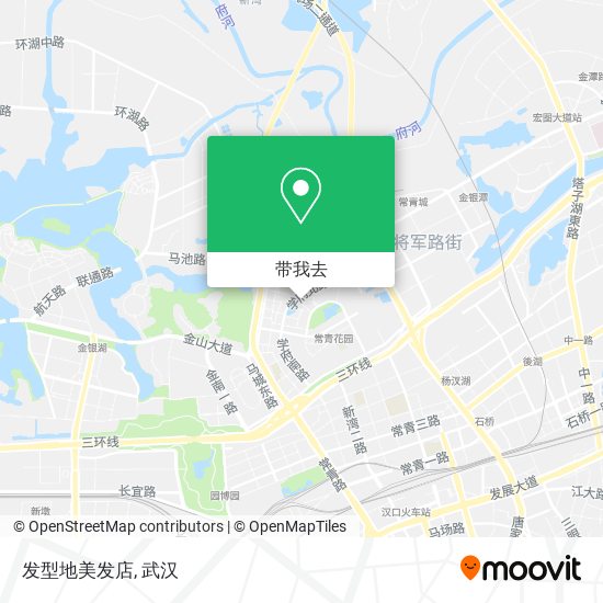 发型地美发店地图