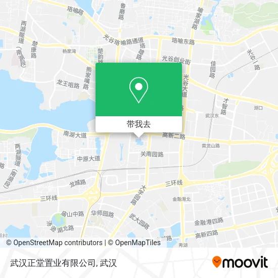 武汉正堂置业有限公司地图