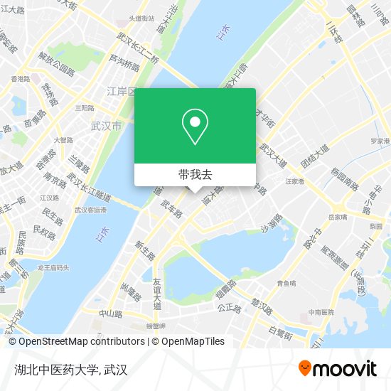湖北中医药大学地图