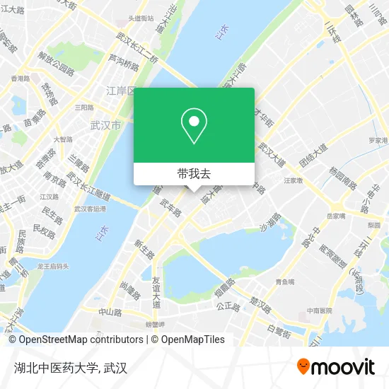 湖北中医药大学地图