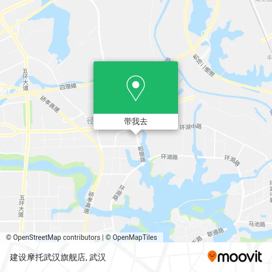 建设摩托武汉旗舰店地图