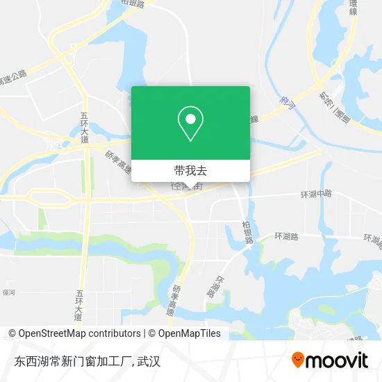 东西湖常新门窗加工厂地图