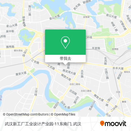 武汉新工厂工业设计产业园-11东南门地图