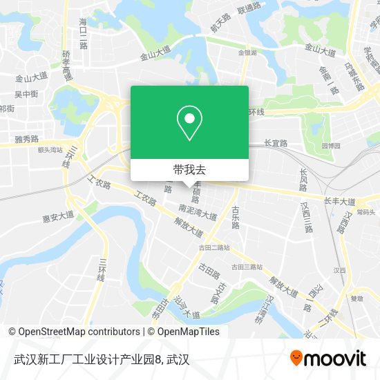 武汉新工厂工业设计产业园8地图