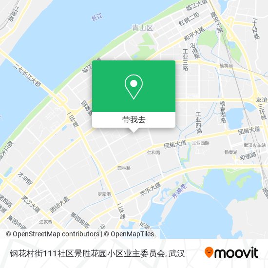 钢花村街111社区景胜花园小区业主委员会地图