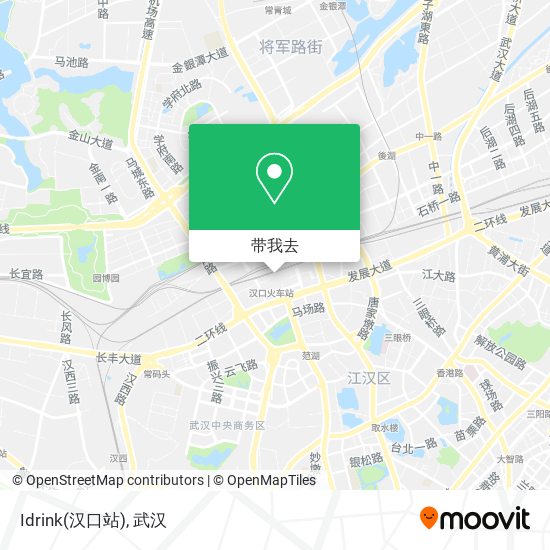 Idrink(汉口站)地图