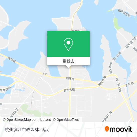 杭州滨江市政园林地图