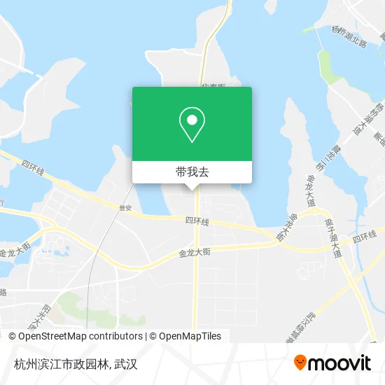 杭州滨江市政园林地图
