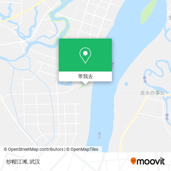 纱帽江滩地图