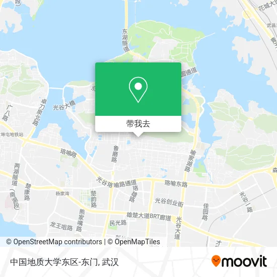 中国地质大学东区-东门地图