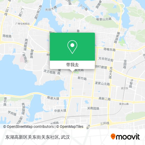 东湖高新区关东街关东社区地图