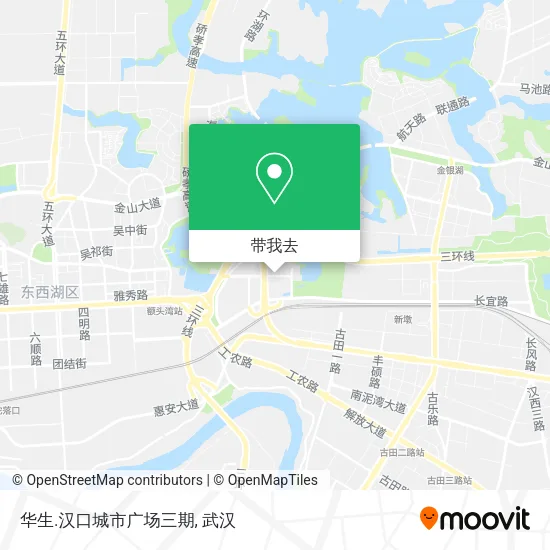华生.汉口城市广场三期地图