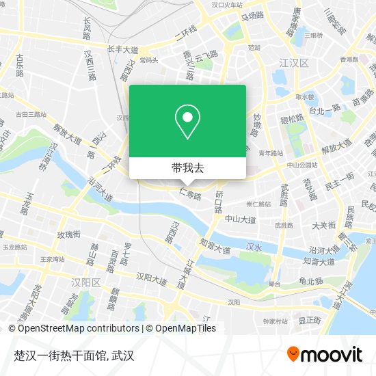 楚汉一街热干面馆地图