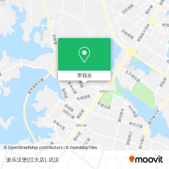 派乐汉堡(江大店)地图