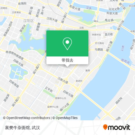 襄樊牛杂面馆地图