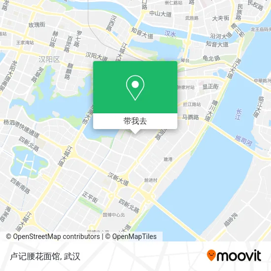 卢记腰花面馆地图