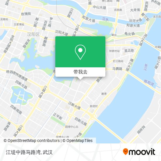 江堤中路马路湾地图