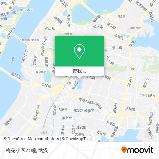 梅苑小区21幢地图