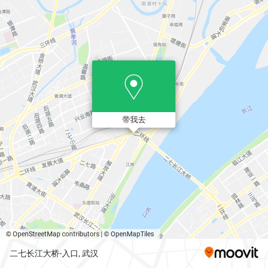 二七长江大桥-入口地图