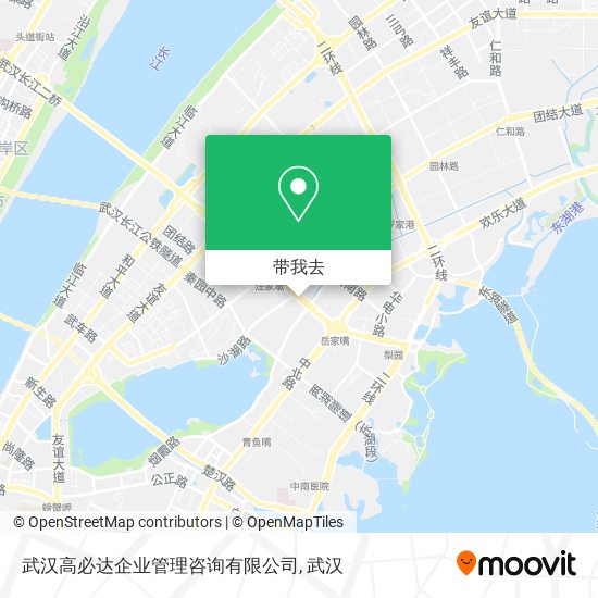武汉高必达企业管理咨询有限公司地图