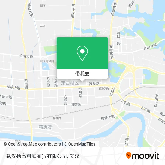 武汉扬高凯庭商贸有限公司地图