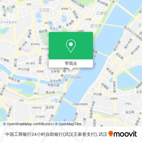 中国工商银行24小时自助银行(武汉王家巷支行)地图