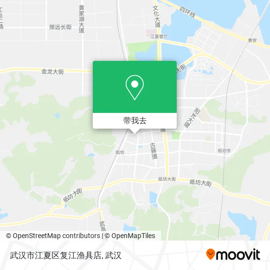 武汉市江夏区复江渔具店地图