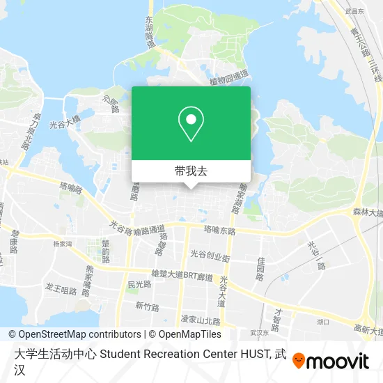 大学生活动中心 Student Recreation Center HUST地图