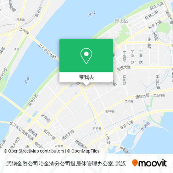 武钢金资公司冶金渣分公司退居休管理办公室地图