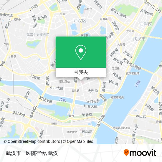 武汉市一医院宿舍地图