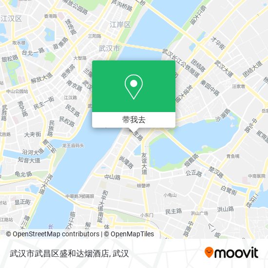 武汉市武昌区盛和达烟酒店地图