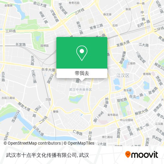 武汉市十点半文化传播有限公司地图