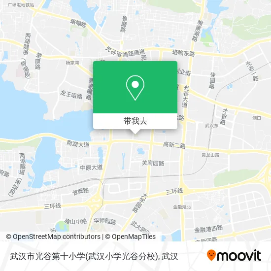 武汉市光谷第十小学(武汉小学光谷分校)地图