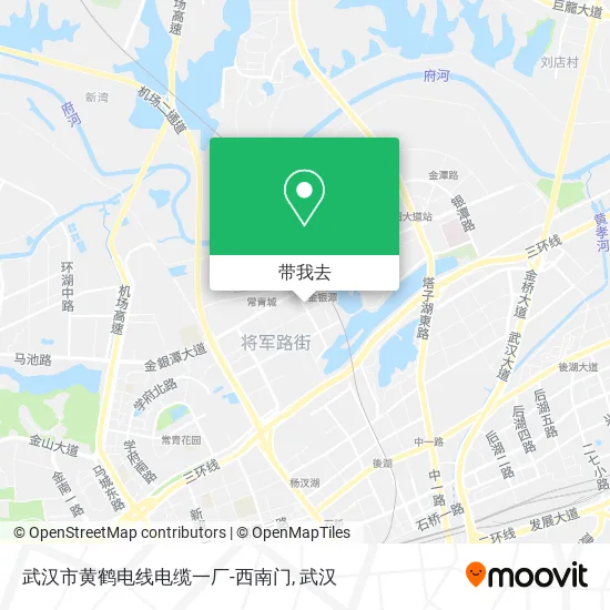 武汉市黄鹤电线电缆一厂-西南门地图