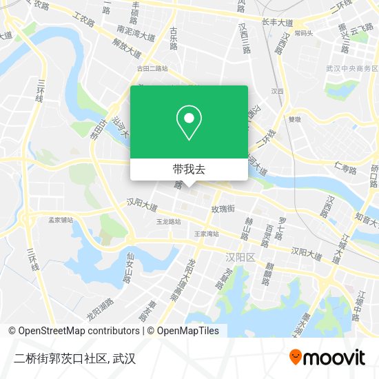 二桥街郭茨口社区地图