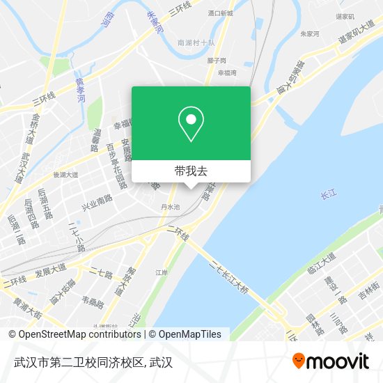 武汉市第二卫校同济校区地图