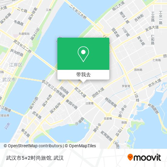 武汉市5+2时尚旅馆地图