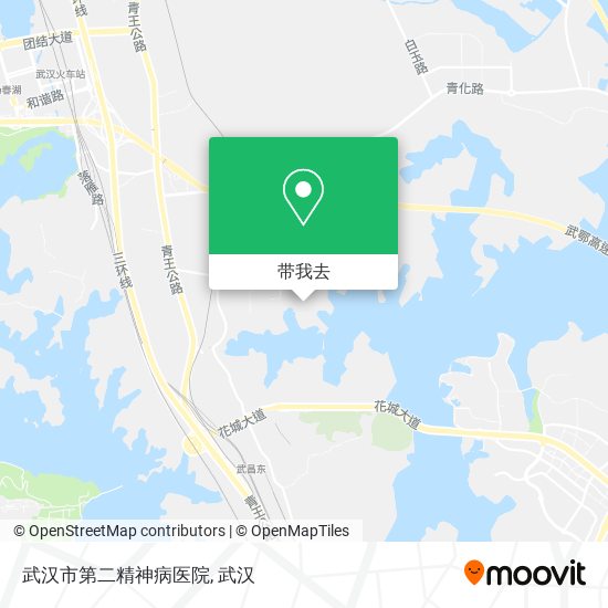 武汉市第二精神病医院地图