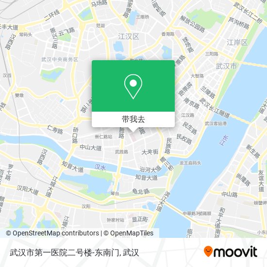 武汉市第一医院二号楼-东南门地图