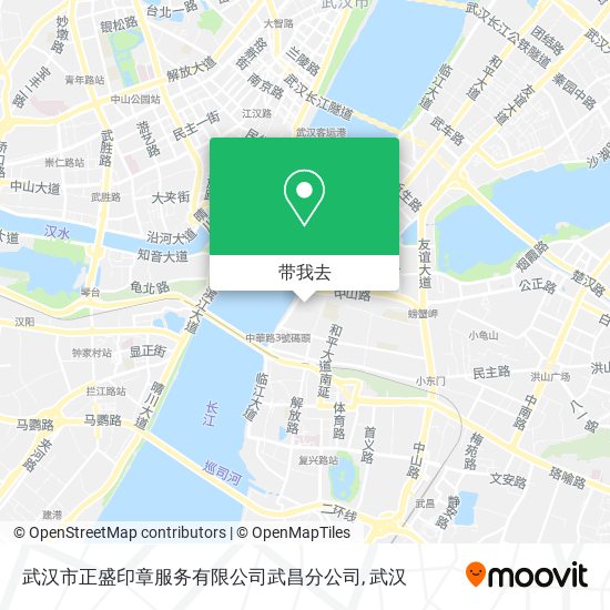 武汉市正盛印章服务有限公司武昌分公司地图