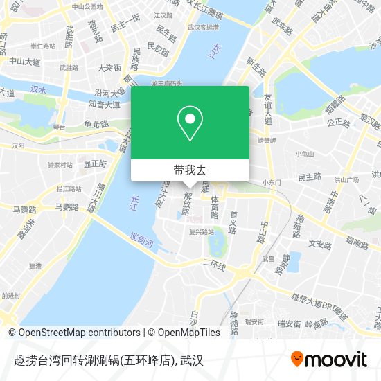 趣捞台湾回转涮涮锅(五环峰店)地图