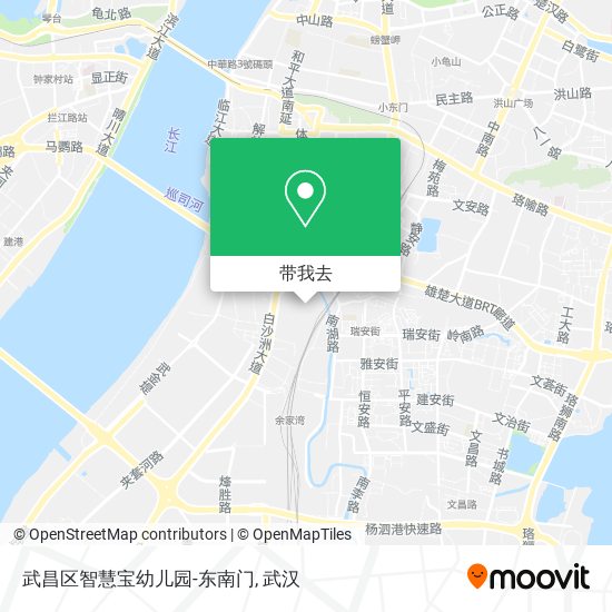 武昌区智慧宝幼儿园-东南门地图