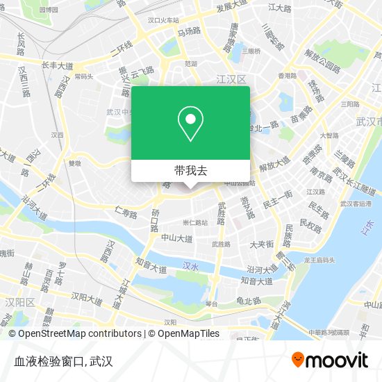 血液检验窗口地图