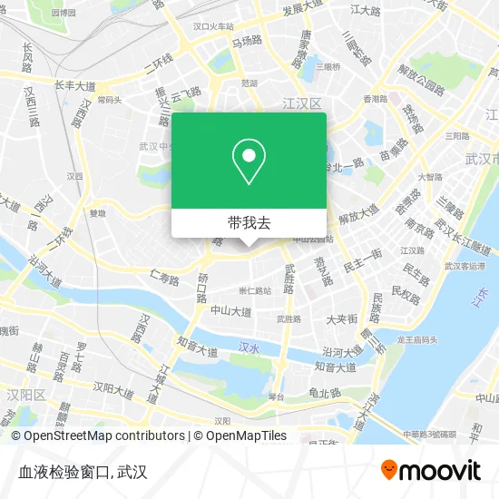血液检验窗口地图