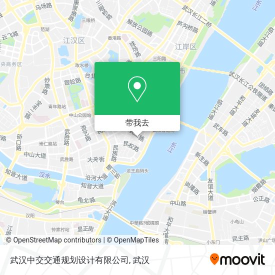 武汉中交交通规划设计有限公司地图