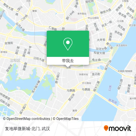 复地翠微新城-北门地图