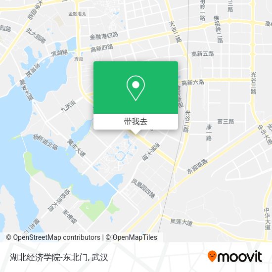 湖北经济学院-东北门地图