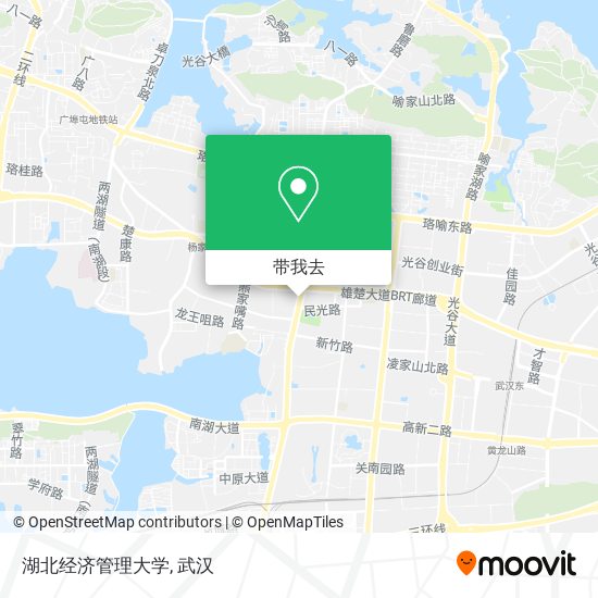 湖北经济管理大学地图