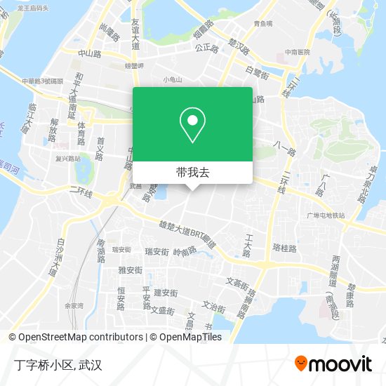 丁字桥小区地图